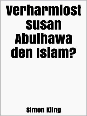 cover image of Verharmlost Susan Abulhawa den Islam?